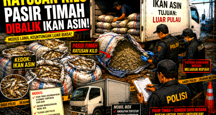 600 Kg Timah Ilegal