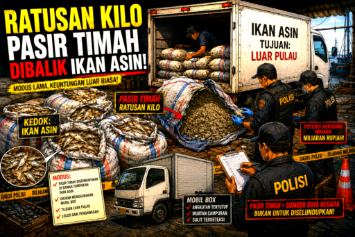 600 Kg Timah Ilegal